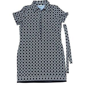 MAX STUDIO BIZ CASUAL DRESS WITH BELT in XL